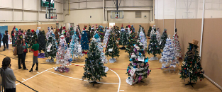 Local Families Received Decorated Trees at Annual Christmas Tree Giveaway